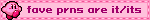 fave prns are it/its